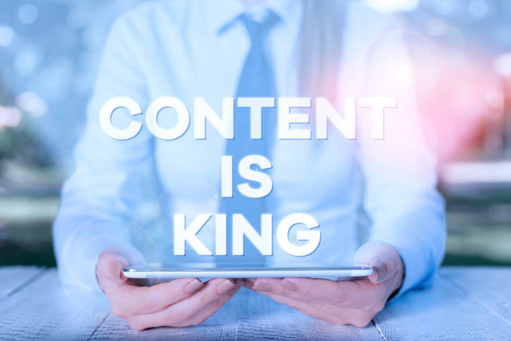 content creation image content is king